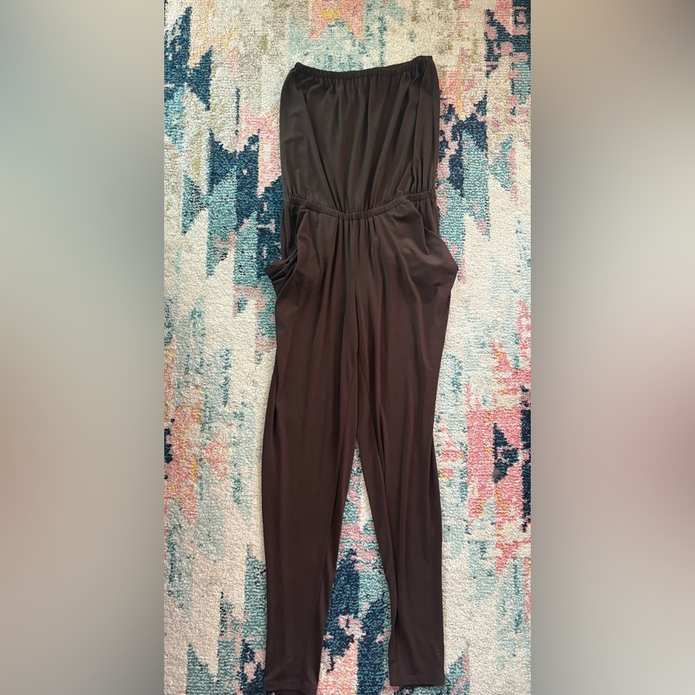 Michael Kors XS brown sleeveless jumpsuit - Elegant Women's Jumpsuit w pockets